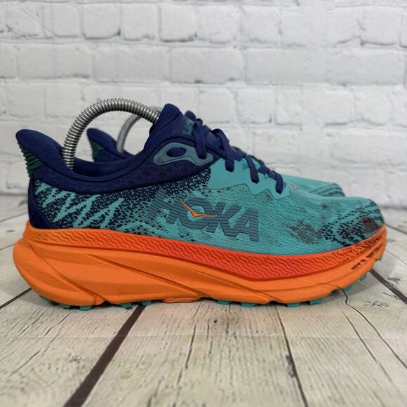 Hoka One One Shoes - Hoka One One Challenger ATR 7 Womens 7.5 Shoes Running Trail Blue 1134498 CVOR
